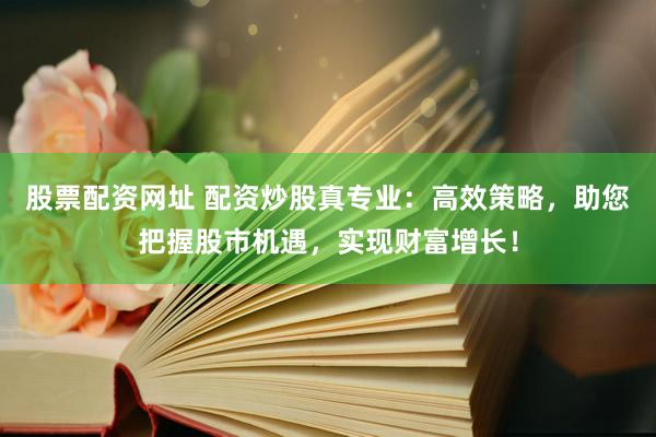 股票配资网址 配资炒股真专业：高效策略，助您把握股市机遇，实现财富增长！