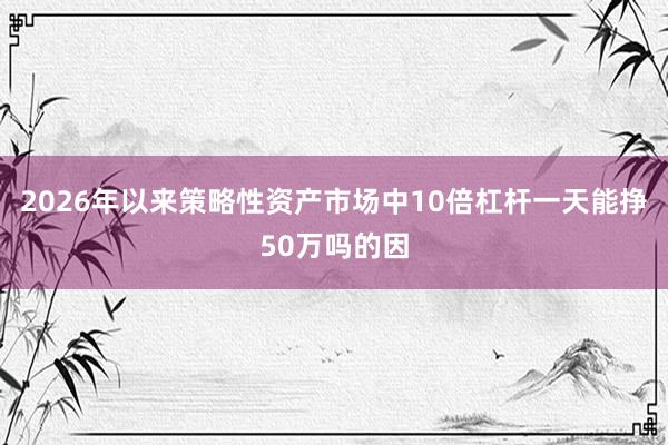 2026年以来策略性资产市场中10倍杠杆一天能挣50万吗的因