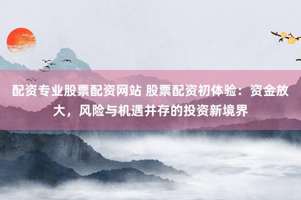 配资专业股票配资网站 股票配资初体验：资金放大，风险与机遇并存的投资新境界